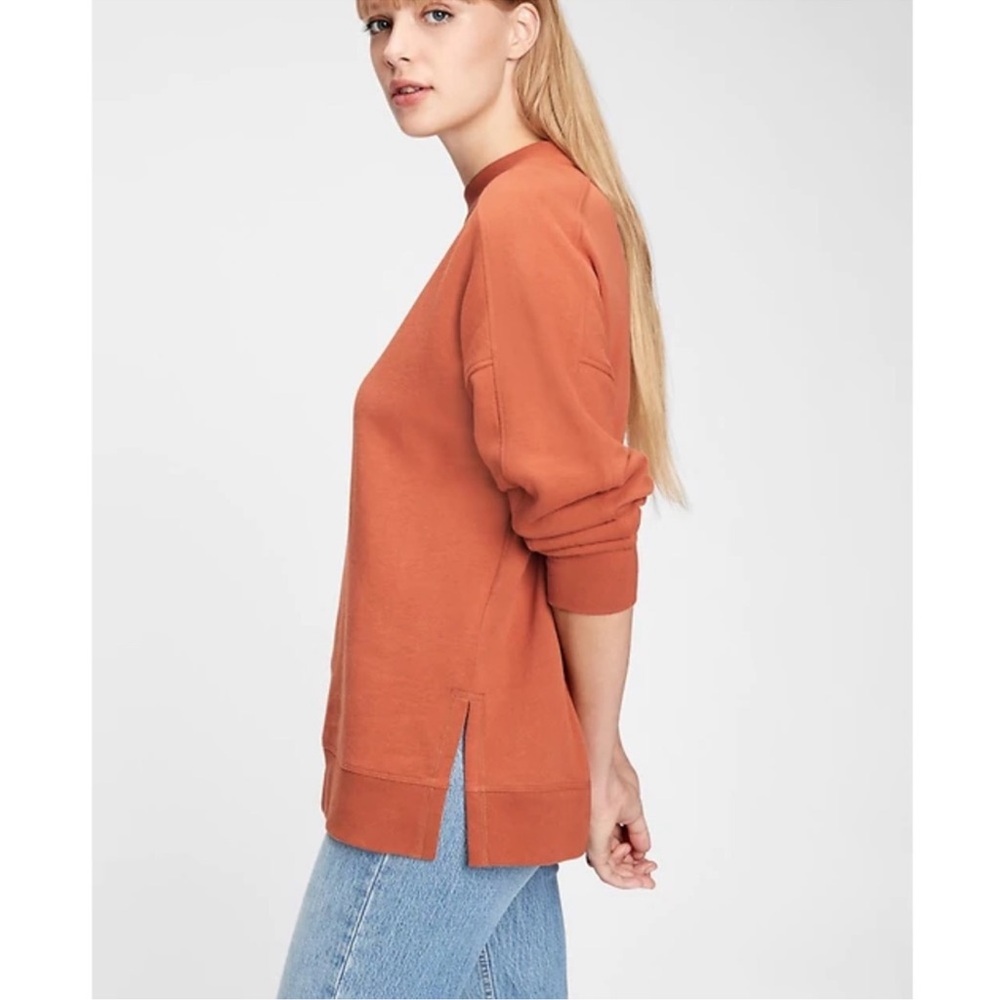 GAP Rust Tunic Sweatshirt-Medium